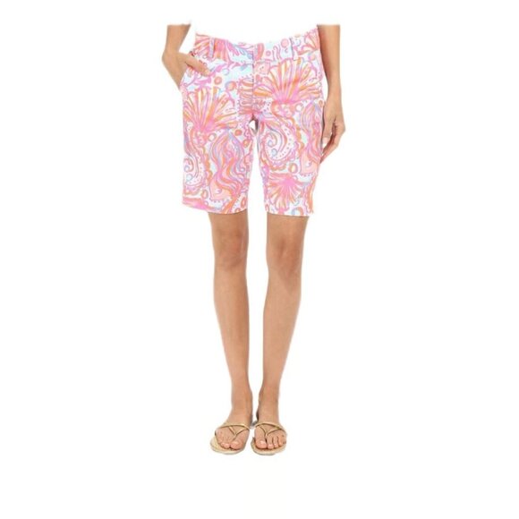 Lilly Pulitzer Pink Pout Too Much Bubbly Chipper Shorts Size 2 - 47720 - Picture 1 of 14